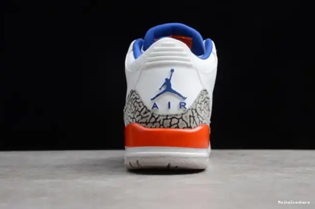 MaikeSneakers 3 'Knicks Rivals' Jordan Air 136064-148 Retro 0522